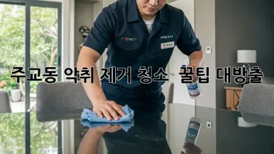 주교동 악취 제거 청소 💨🏡 꿀팁 대방출!